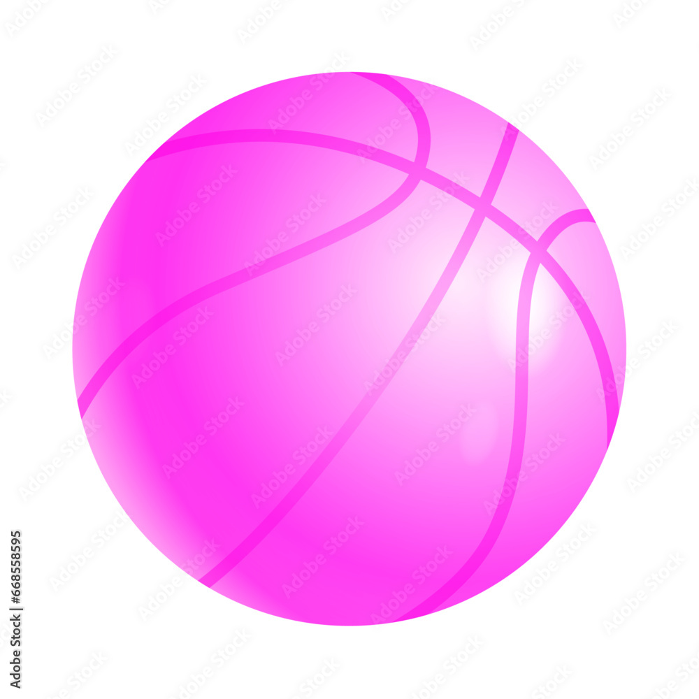 Vector realistic basket ball on white background Vector realistic basket ball on white background