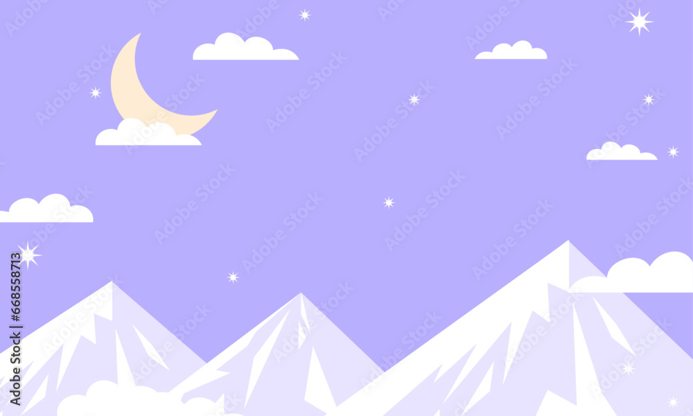 Vector gradient landscape design background Vector gradient landscape design background