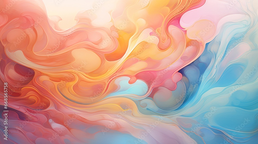A Mesmerizing Abstract Background with Vibrant Colors - Digital Art, generative AI