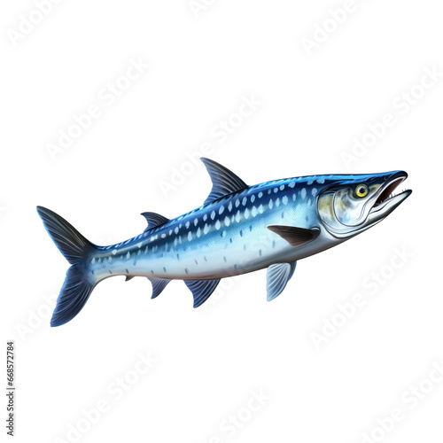 barracuda isolated on transparent background,transparency 