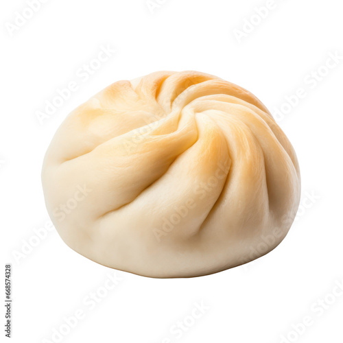 Chinese bun isolated on transparent background,transparency 