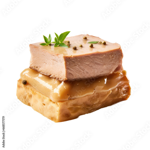 foie gras isolated on transparent background,transparency 