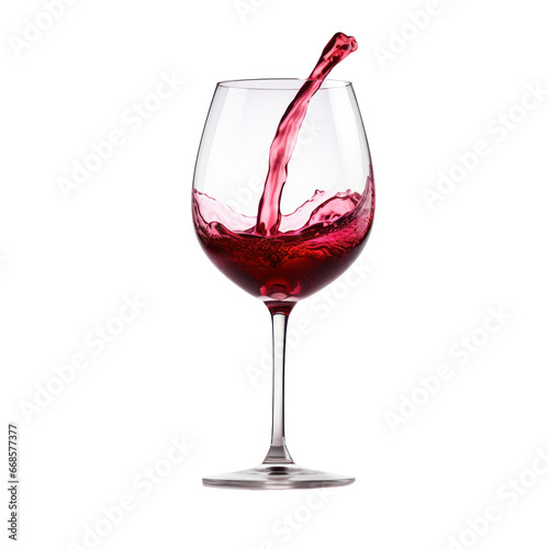 Wine glass isolated on transparent background,transparency 