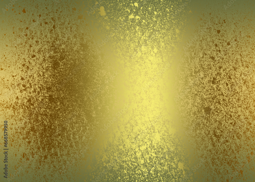 Golden Abstract decorative paper texture background for artwork - Illustration