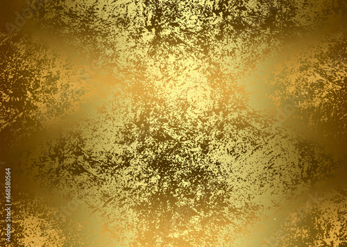 Obraz na płótnie Golden Abstract decorative paper texture background for artwork - Illustration w salonie
