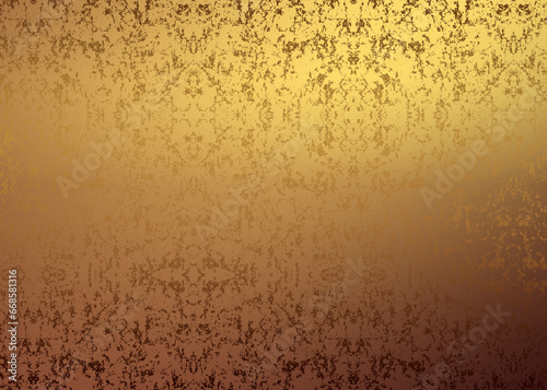 Obraz na płótnie Golden Abstract decorative paper texture background for artwork - Illustration w salonie