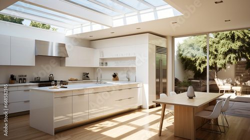 Inside a modern kitchen