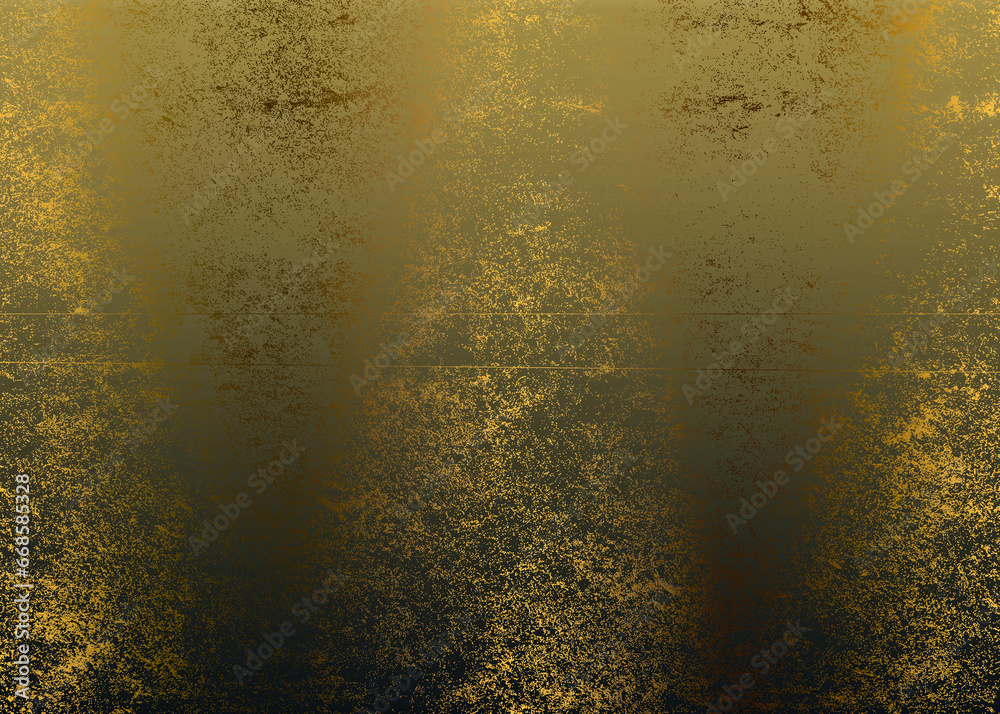 Golden Abstract decorative paper texture background for artwork - Illustration