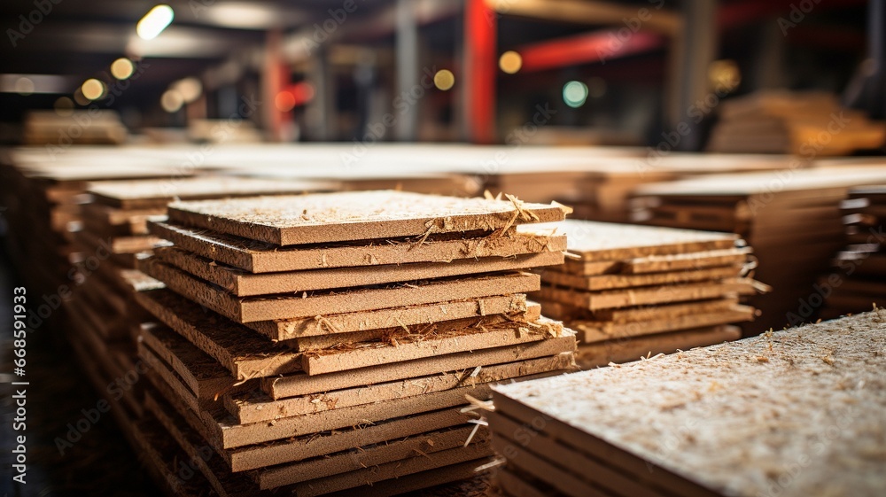 laying chipboard in a woodworking business to be processed and used to make furniture. laying chipboard in a woodworking business to be processed and used to make furniture.