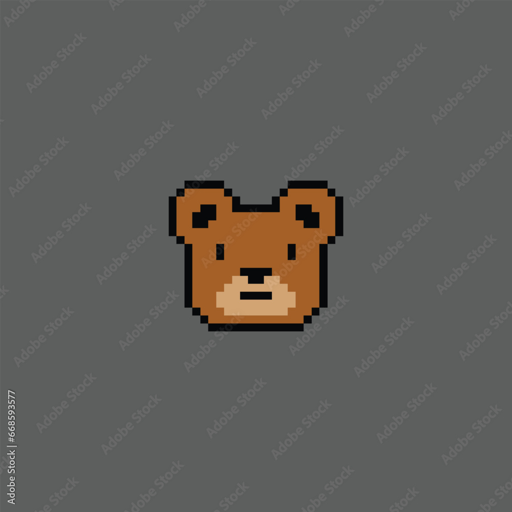 this is Animal Head icon in pixel art with simple color and black background ,this item good for presentations,stickers, icons, t shirt design,game asset,logo and your project. this is Animal Head icon in pixel art with simple color and black background ,this item good for presentations,stickers, icons, t shirt design,game asset,logo and your project.
