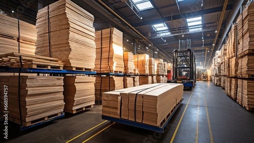 Furniture manufacture stock, storage in warehouses .