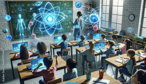 Augmented Classroom: Quantum-Powered Learning Experience photo
