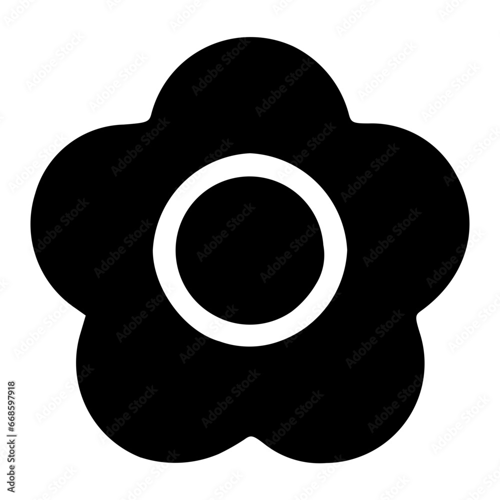 paper flower day of the dead icon illustration paper flower day of the dead icon illustration