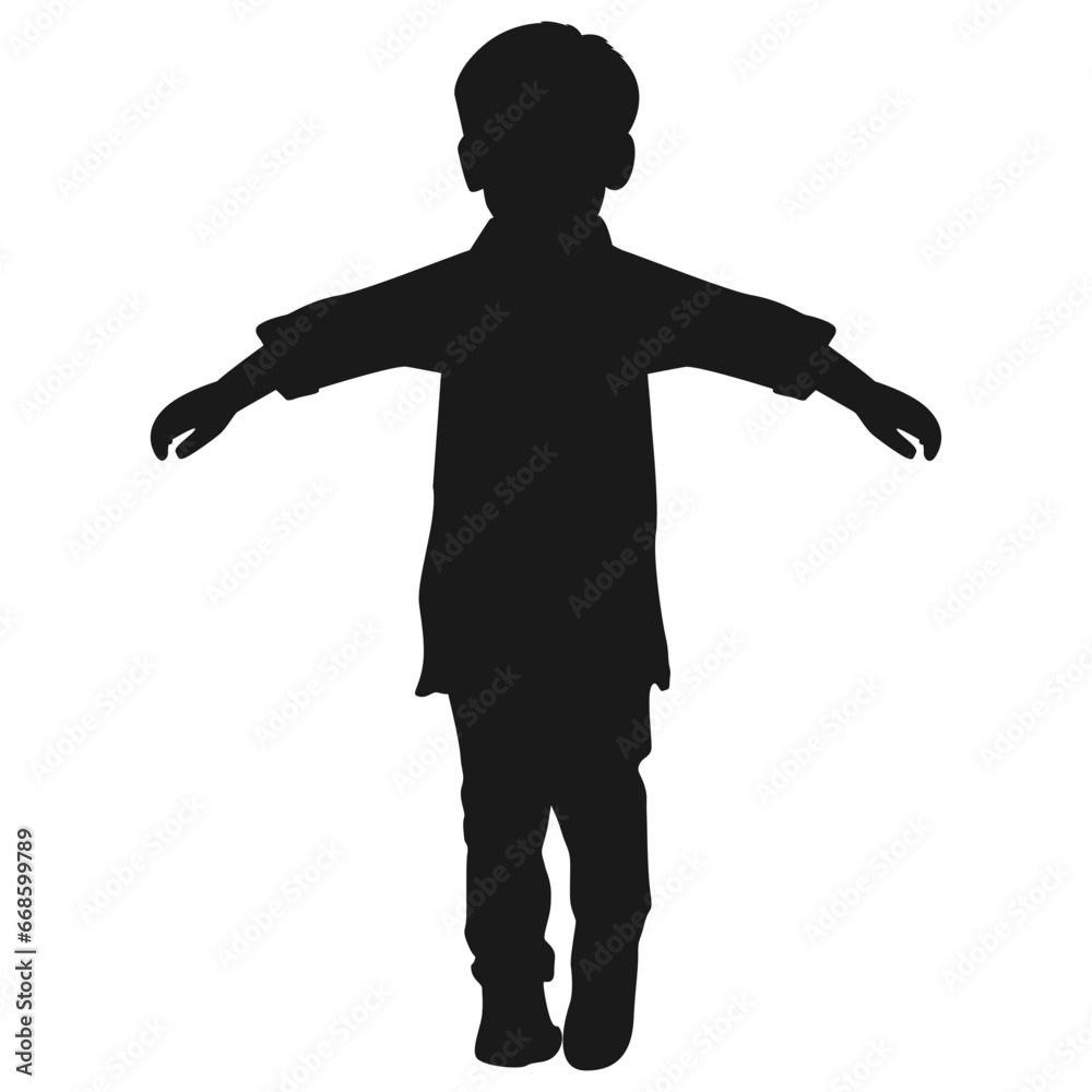cute little boy silhouette cute little boy silhouette