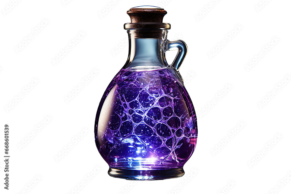elixir of fantasy games for a bottle isolated PNG Background. Generative Ai. elixir of fantasy games for a bottle isolated PNG Background. Generative Ai.