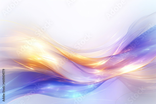 Colorful Lines in the Sky abstract background. Generative AI.