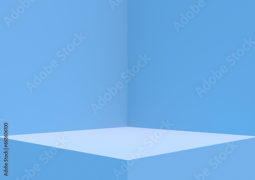 abstract blue background.3D illustration