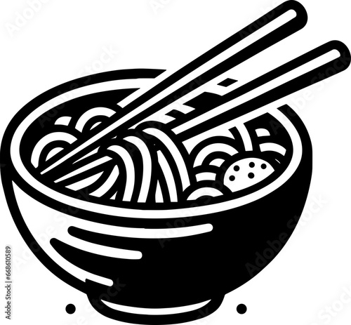 Bakso Meatball Noodle Logo