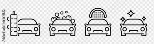 Explore our comprehensive Car Wash Vector Icons Set for versatile automotive designs. High-quality, detailed icons for web, print, and digital projects.