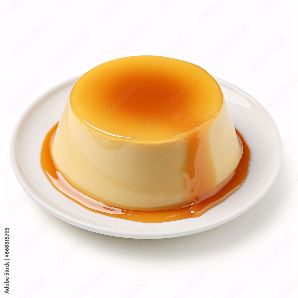 Homemade Creme Caramel with Sweet Syrup / Custard Pudding Homemade Creme Caramel with Sweet Syrup / Custard Pudding