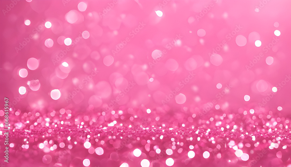 Abstract pink bokeh background style