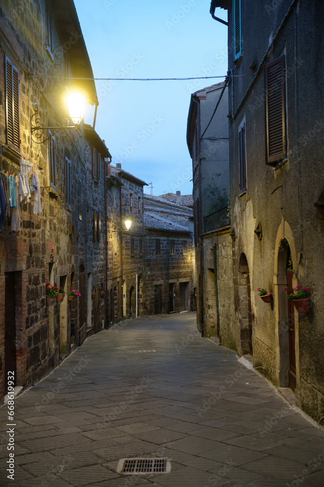 Fototapeta premium Radicofani, historic town in Tuscany