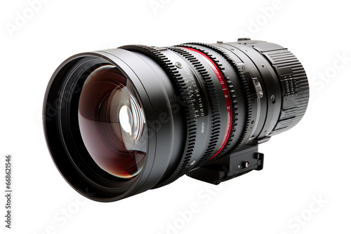Versatile Camera Zoom Lens for Stunning Shots Isolated on Transparent Background