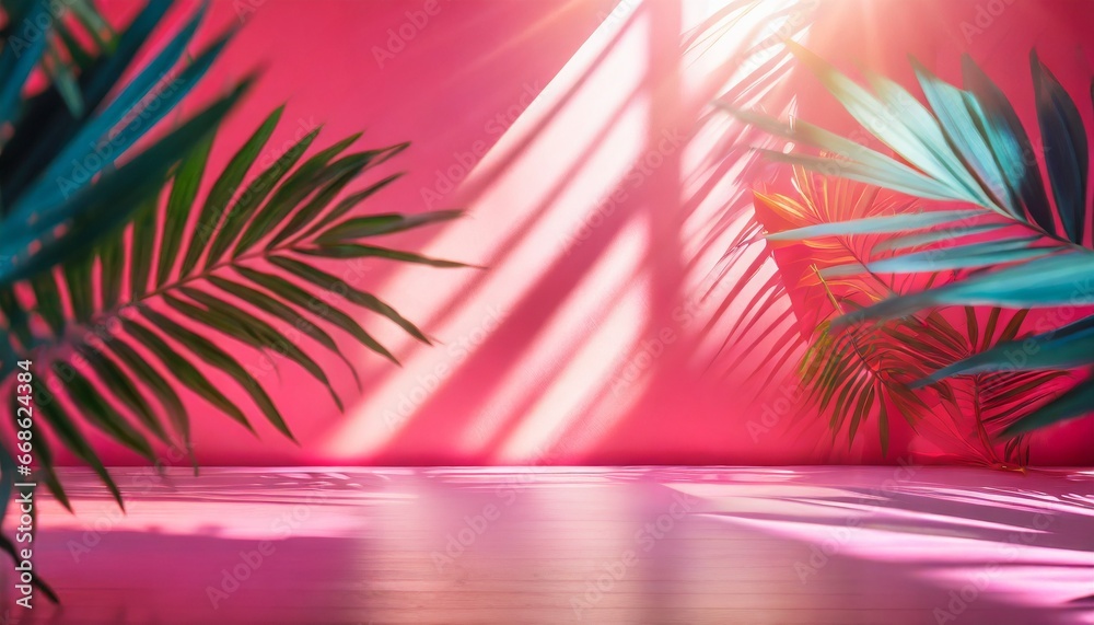Aesthetic Ambiance: Pink Color Gradient Studio