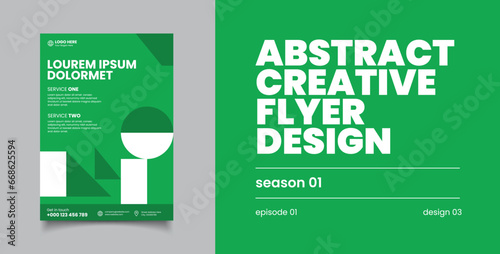 Abstract  Creative Flyer Design. Creative Flyer . Episode 01. Design 03