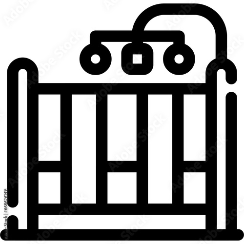 Baby Crib Icon