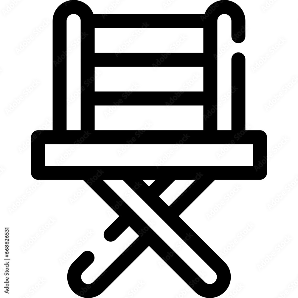 Fishing Chair Icon Fishing Chair Icon