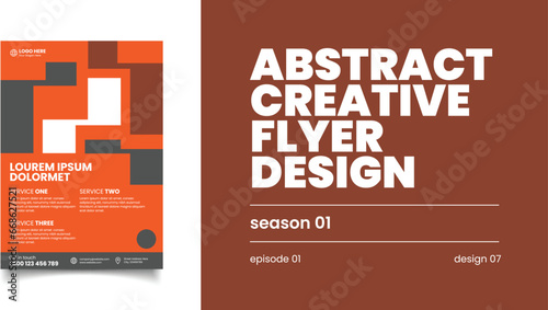 Abstract  Creative Flyer Design. Creative Flyer . Episode 01. Design 07