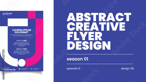 Abstract  Creative Flyer Design. Creative Flyer . Episode 01. Design 08