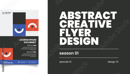 Abstract  Creative Flyer Design. Creative Flyer . Episode 01. Design 10