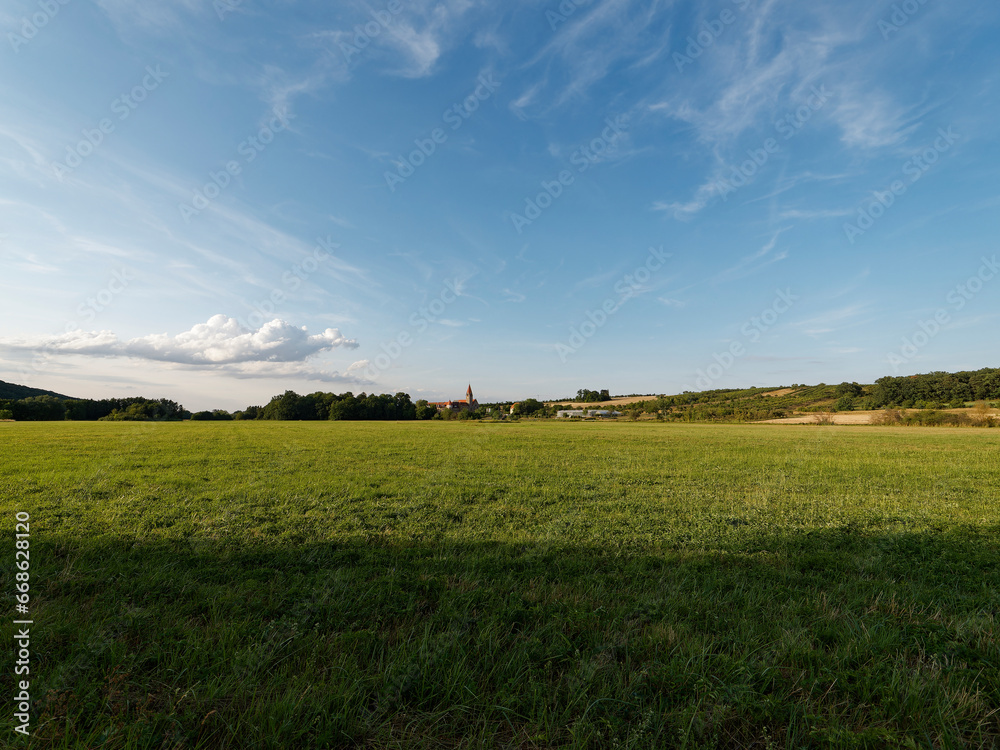 Fototapeta premium Kloster St. Ludwig bei Wipfeld, Landkreis Schweinfurt, Unterfranken, Franken, Bayern, Deutschland