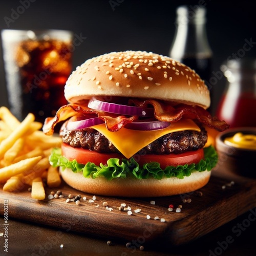 Bacon burger 
