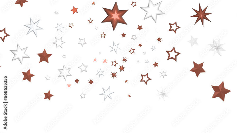 Yuletide Star Descent: Striking 3D Illustration Showcasing Falling Festive Stellar Fragments Yuletide Star Descent: Striking 3D Illustration Showcasing Falling Festive Stellar Fragments