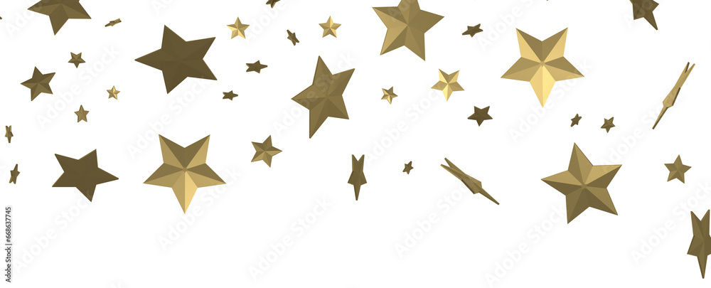 Twinkling Christmas Descent: Striking 3D Illustration Showcasing Falling Festive Twinkling Stars Twinkling Christmas Descent: Striking 3D Illustration Showcasing Falling Festive Twinkling Stars