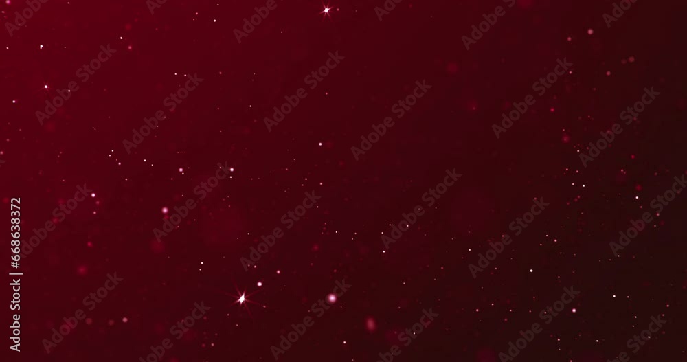 abstract christmas gradient red background with bokeh flowing, festive holiday happy new year