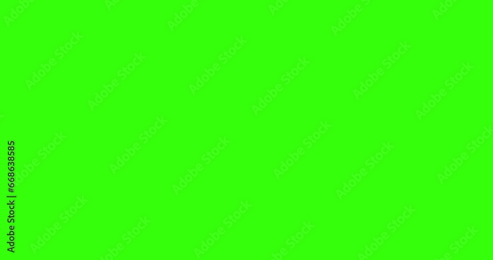 abstract paint brush stroke shape white ink splattering flowing and washing on chroma key green screen