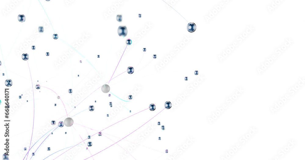 Abstract network of physical devices on the Internet using a network connection Abstract network of physical devices on the Internet using a network connection