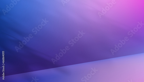 Studio background,Empty Room lilac ombre color wall and flooring. Room display podium with blurry pink,violet and blue template.Vector banner Futuristic neon for product future cyberspace concept