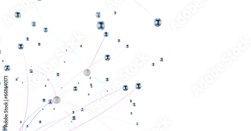 Abstract network of physical devices on the Internet using a network connection