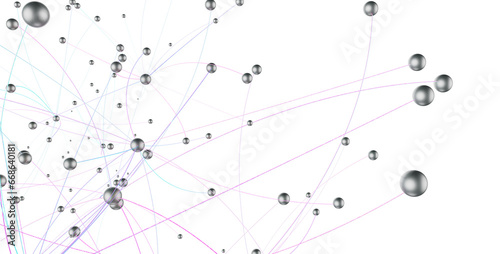 Abstract network of physical devices on the Internet using a network connection