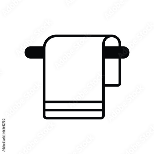 Towel icon. Suitable for Web Page, Mobile App, UI, UX and GUI design.