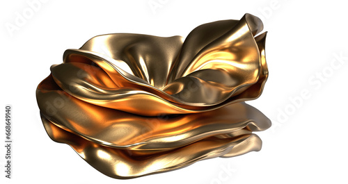 Opulent Drapery: Abstract 3...