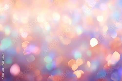 Abstract pastel pink bokeh background for your holiday designs: Christmas, Valentine's Day, Easter