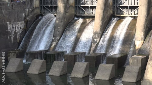 A small dam generates hydropower in Pokhara, a city in Nepal
 photo