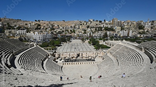 Roman theater in Amman, the capital of Jordan