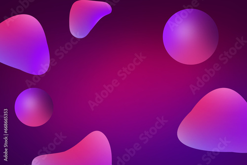 3d purple abstract gradient background with multi shape. Elegant backdrop. illustration. Soft smooth concept for graphic design, banner, or poster